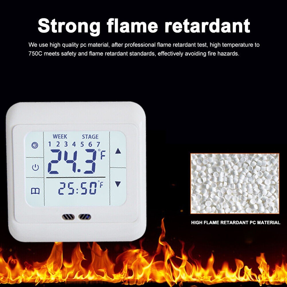 Temperature Control System for Underfloor Heating with Touchscreen Display