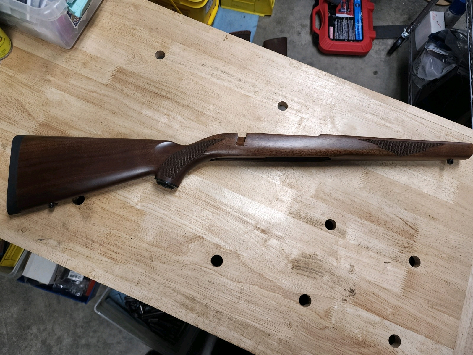 Factory new OEM Ruger M 77/22 22 Hornet  Bolt Action Rifle Checkered Stock NOS
