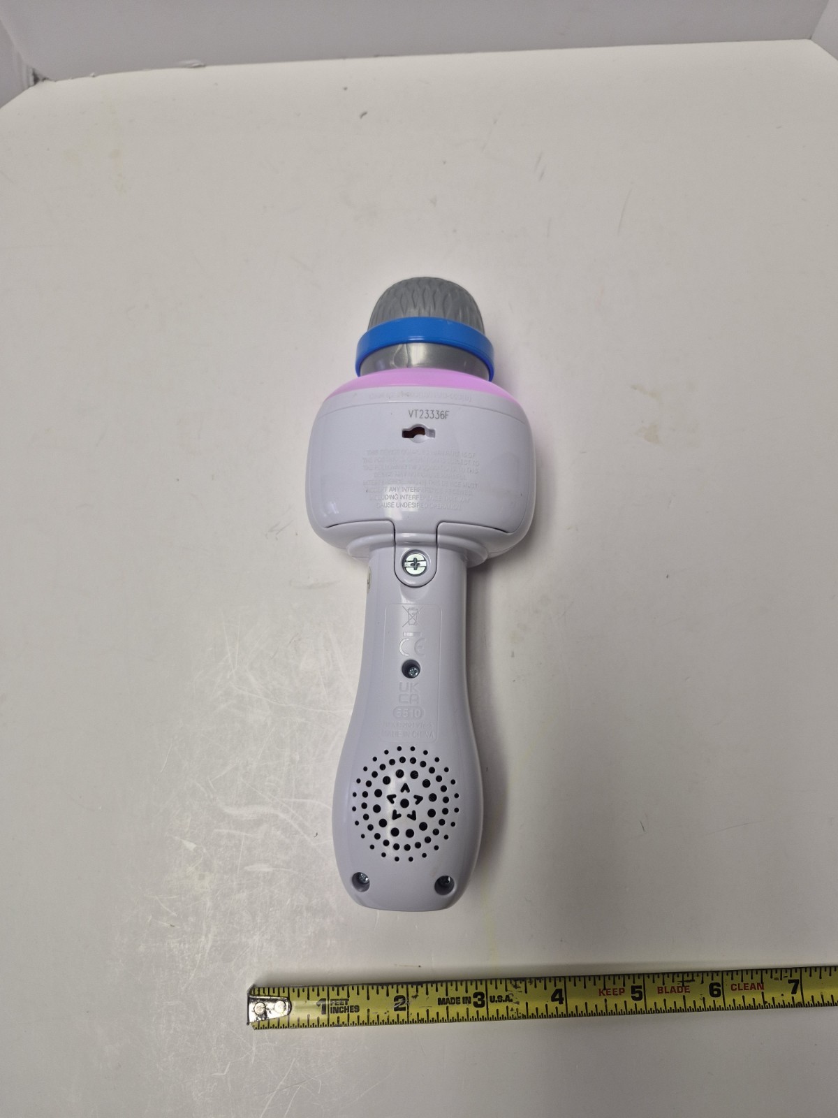 VTech Sing It Out Karaoke Microphone (Songs/Lights/Effects/Bluetooth) Tested