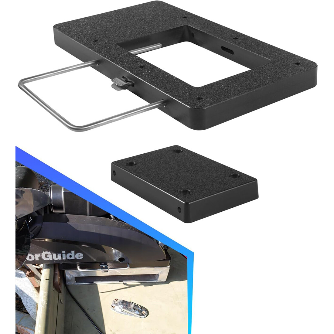 for MotorGuide 8M0120717 Xi5 Freshwater Quick Release Bracket, Black
