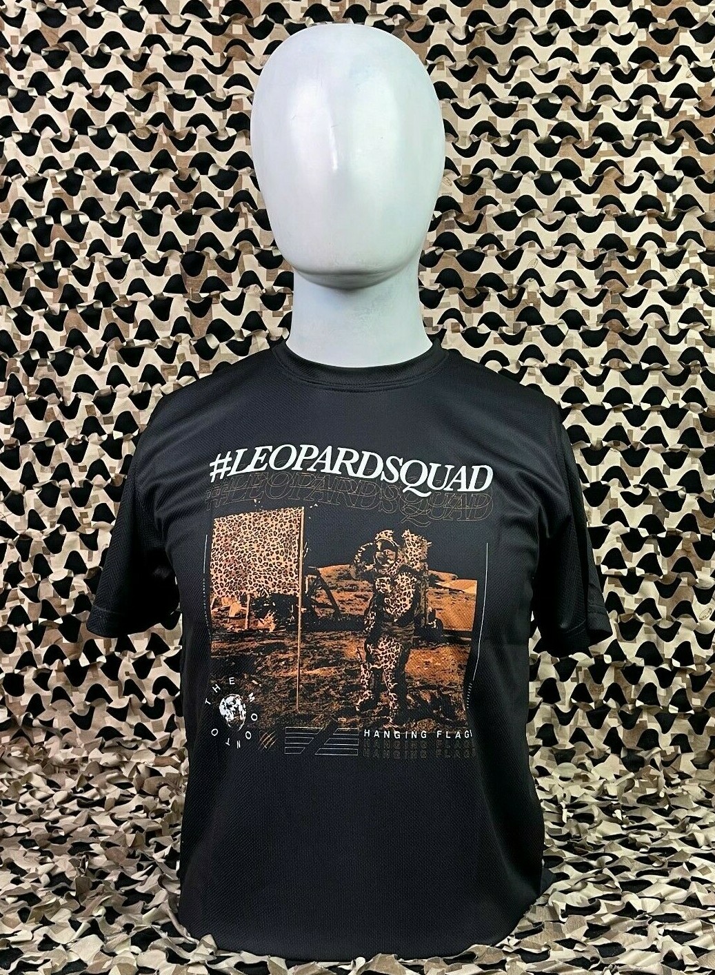 NEW HK Army Dri Fit T-Shirt - Leopard Landing Chad Bouchez - XXX-Large