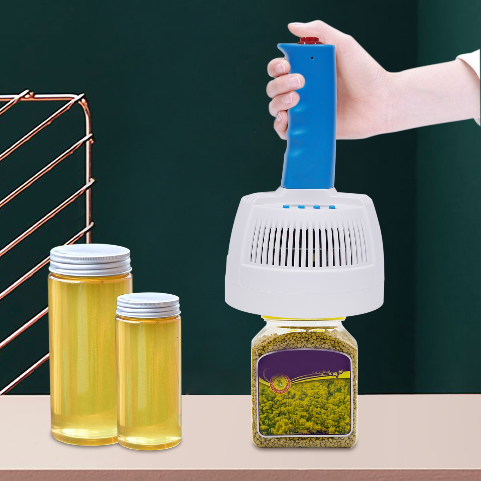 Induction Sealer Electromagnetic Heating Plastic Bottle Sealing Machine Handheld