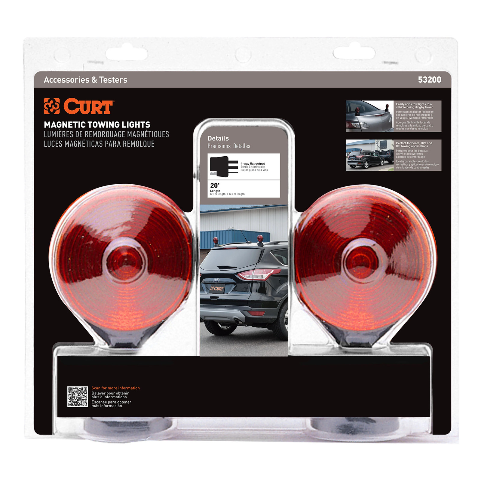 Magnetic Tow Lights