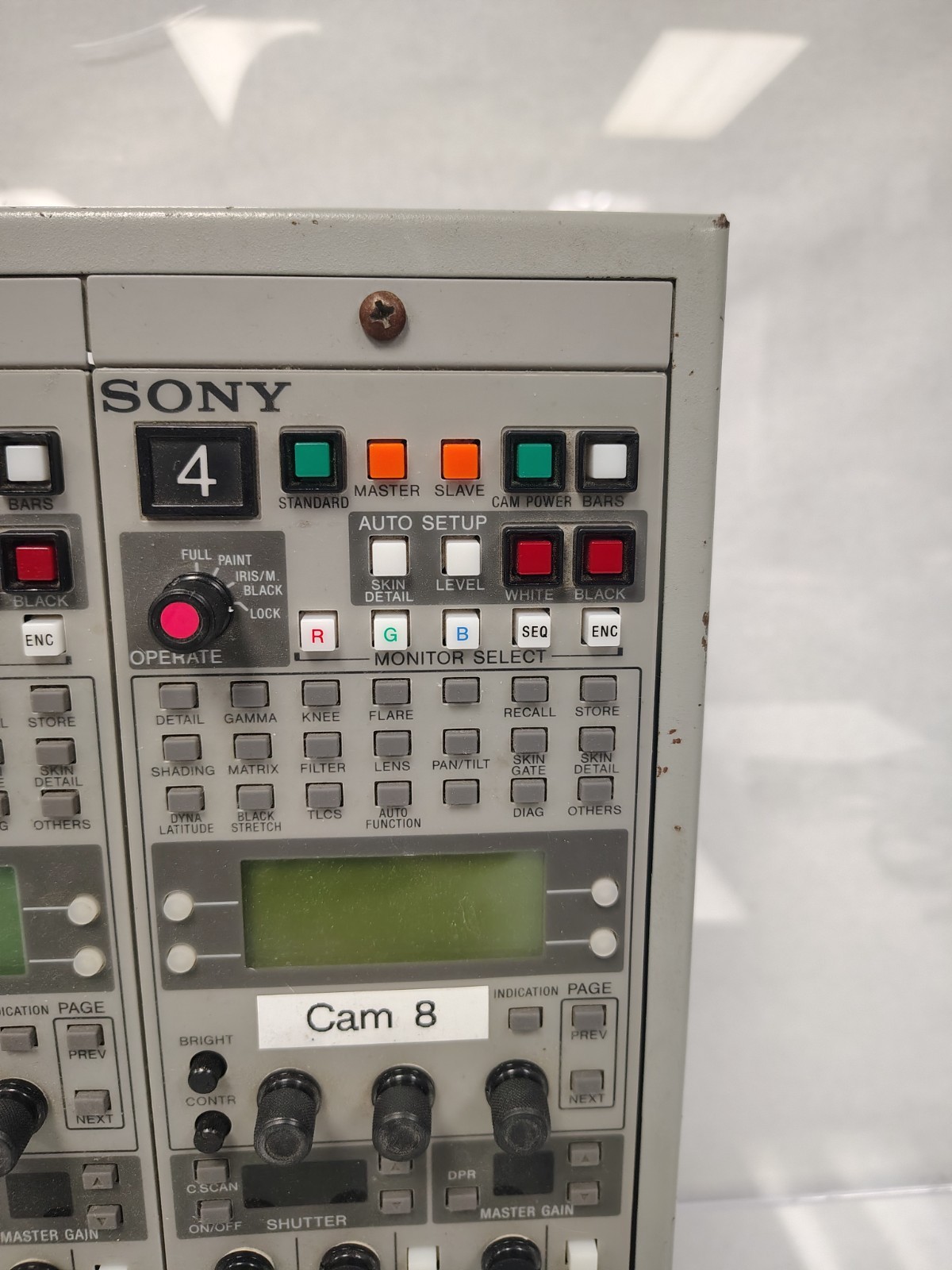 (4) SONY REMOTE CONTROL PANEL RCP-TX7 - NO CABLES - UNTESTED