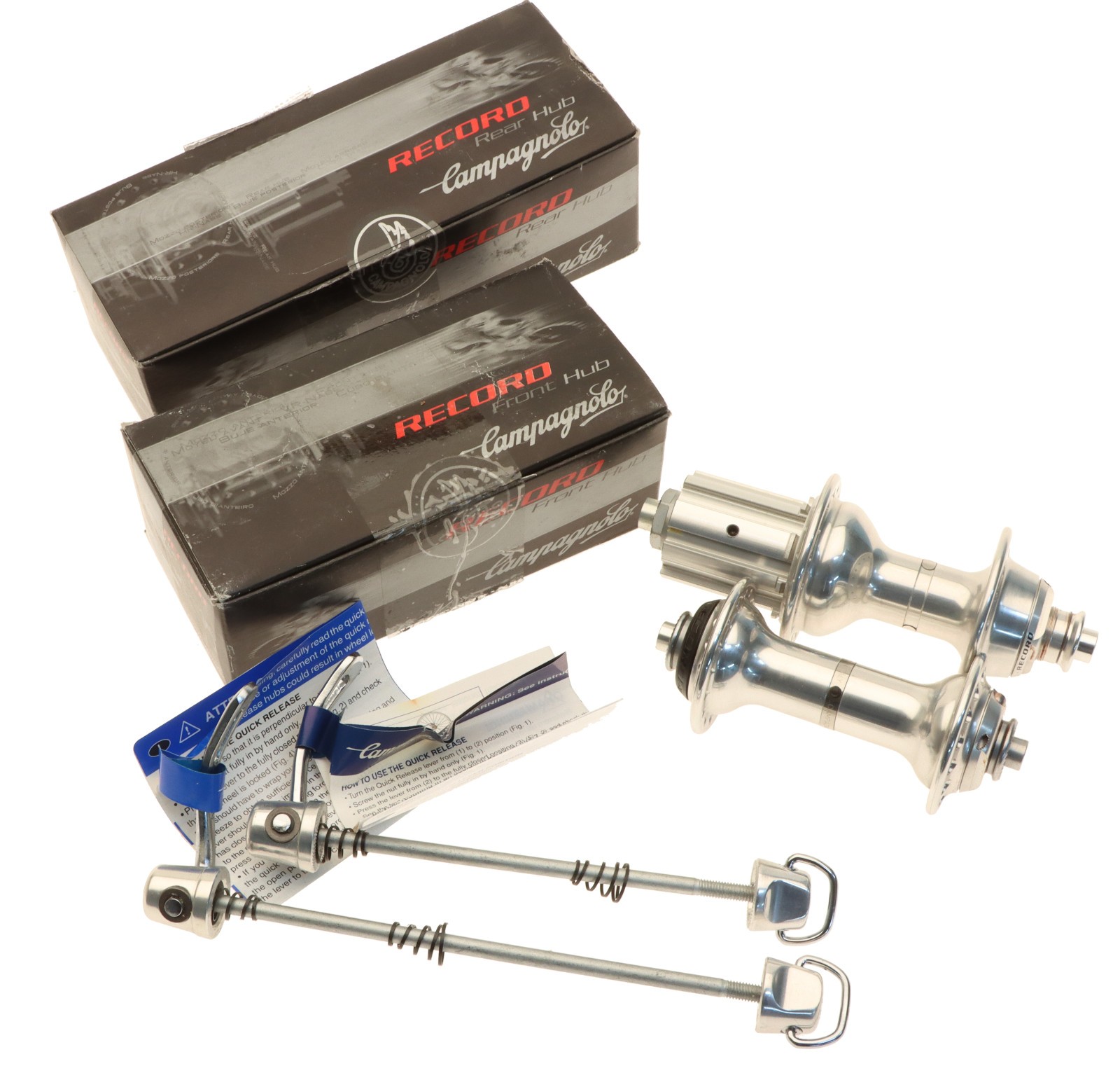 Campagnolo Record 32h Hubset 9/10s Speed Alloy Freehub 100mm 130mm NOS NEW NIB