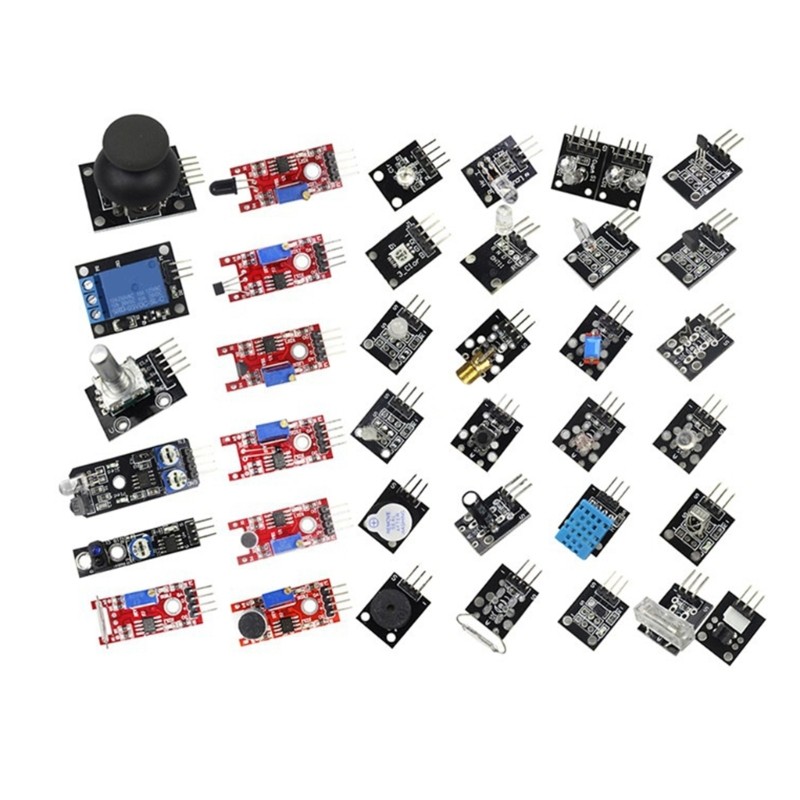 37pcs/bag Sensors Assortment Starters Kit For DIY Projects And Experiments