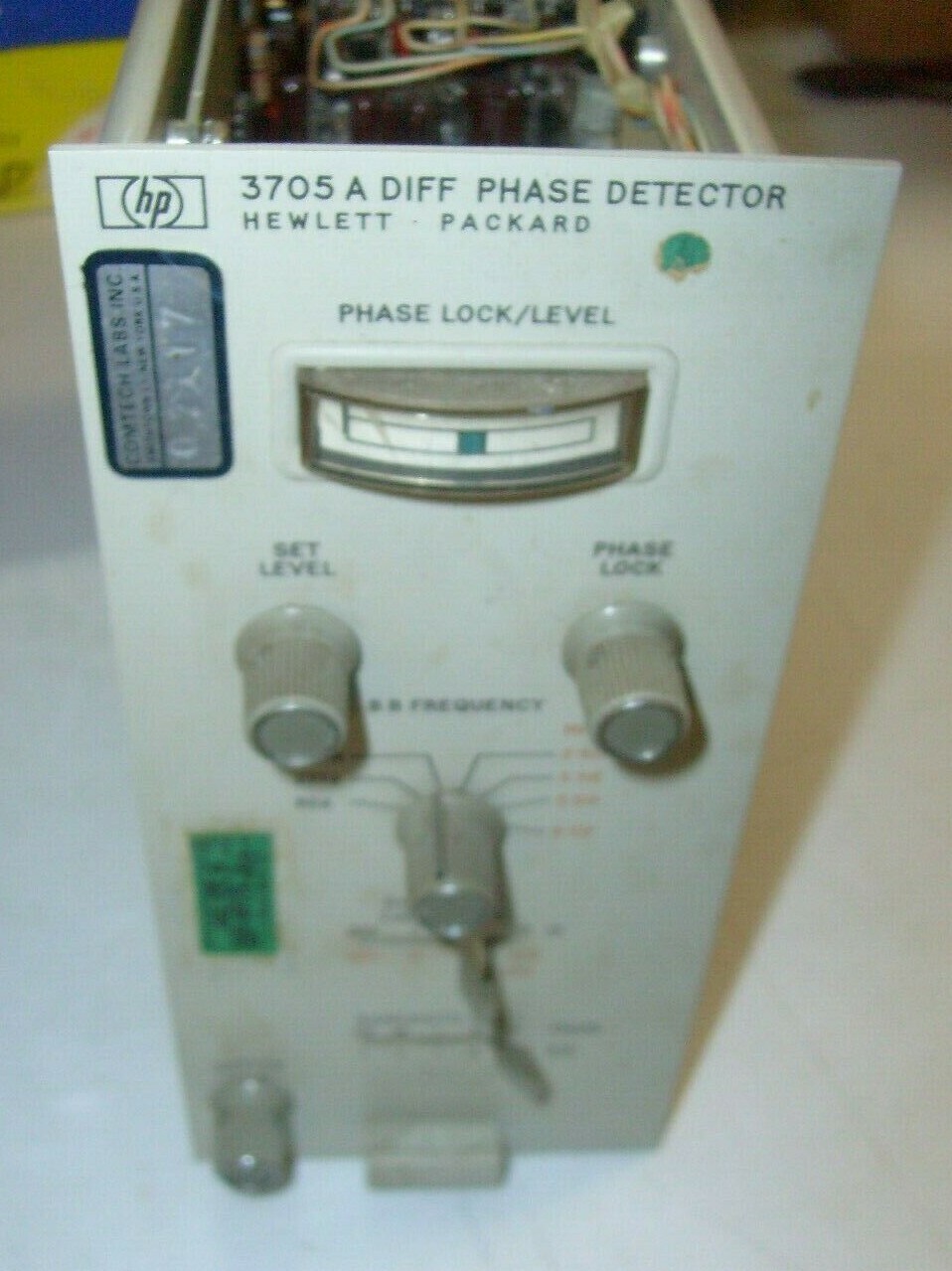 H.P Diff Phase Detector Model # 3705A Hewlett Packard
