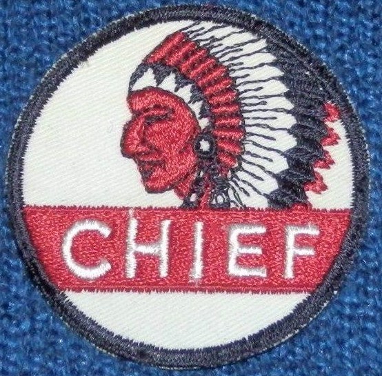 3" CHIEF GASOLINE Uniform/Hat PATCH -N.O.S- WASHINGTON, IDAHO, OREGON, MONTANA