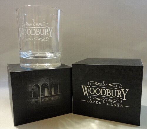 Woodbury Rocks & Glass Whiskey Tumbler Walking Dead NEW NIB Free Shipping