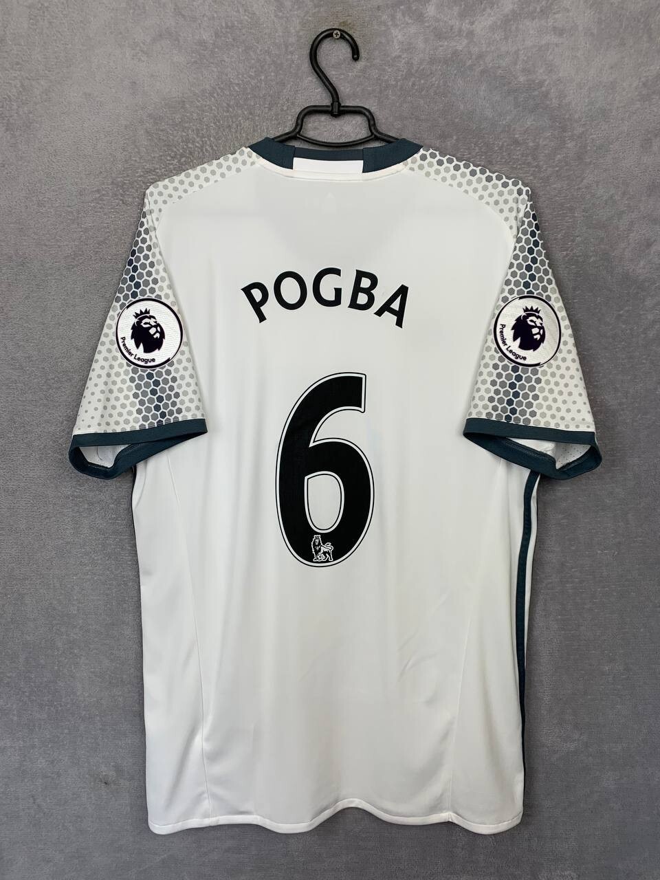 Pogba Manchester United Third football shirt 2016 - 2017 Adidas Mens Size L UA1