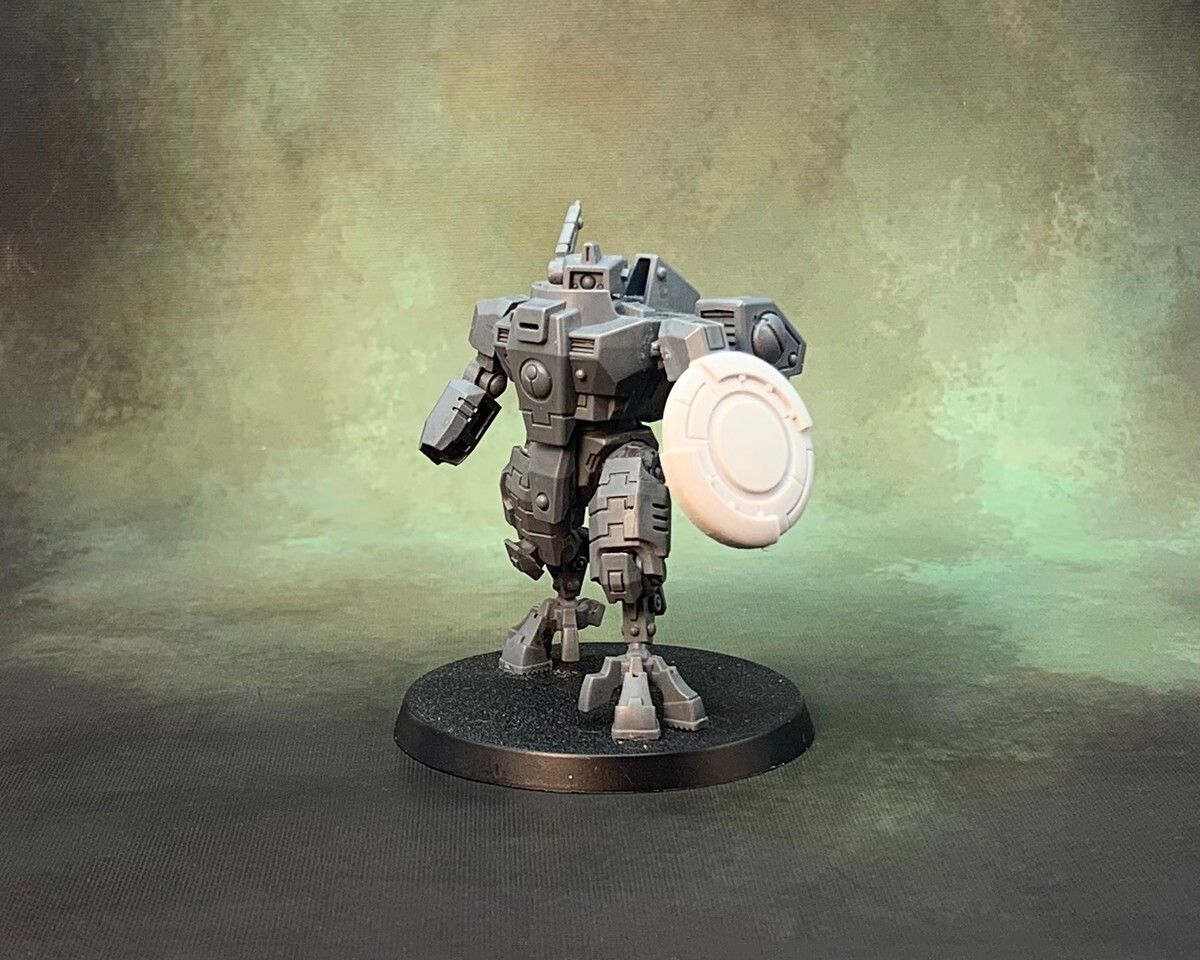 Tech Shield (x3) - compatible w 40k Tau Crisis generator