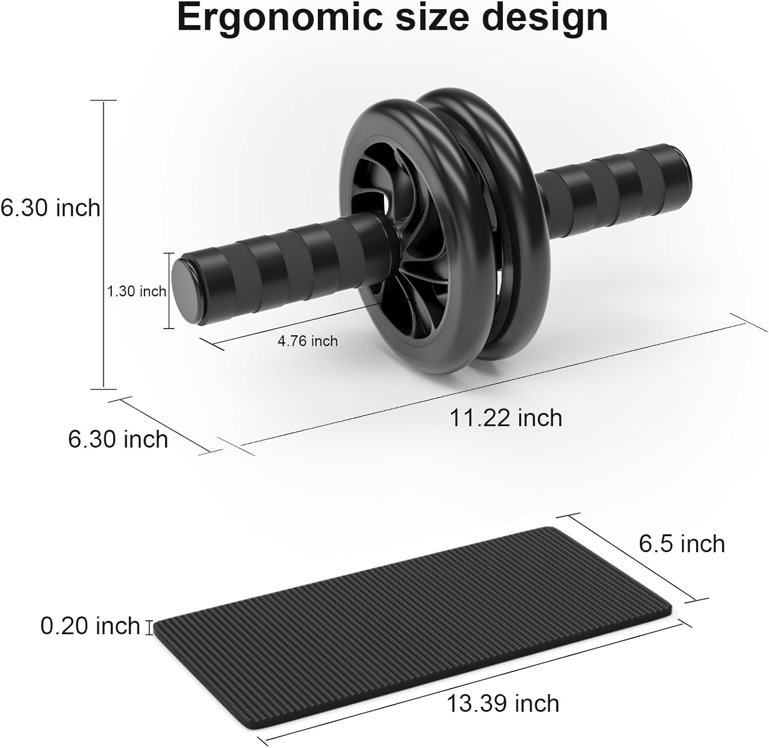 Abdominal Wheel, Ab Roller for Abdominal Exercise Machine, Abs Workout Equipment