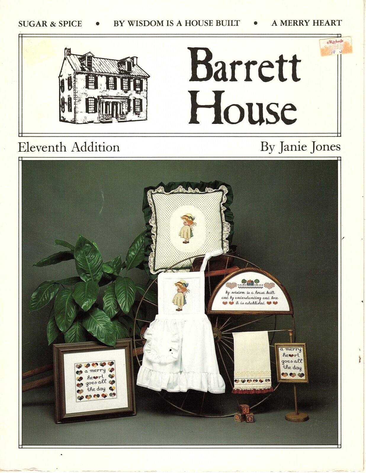 Barrett House Eleventh Addition Counted Cross Stitch Pattern 1985