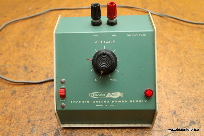 HEATH BUILT TRANSISTORIZED POWER SUPPLY MODEL EUW-17