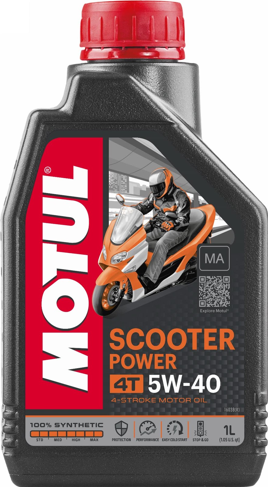 Motul 105958 Scooter 4T 5w40 Syn 1 Literr