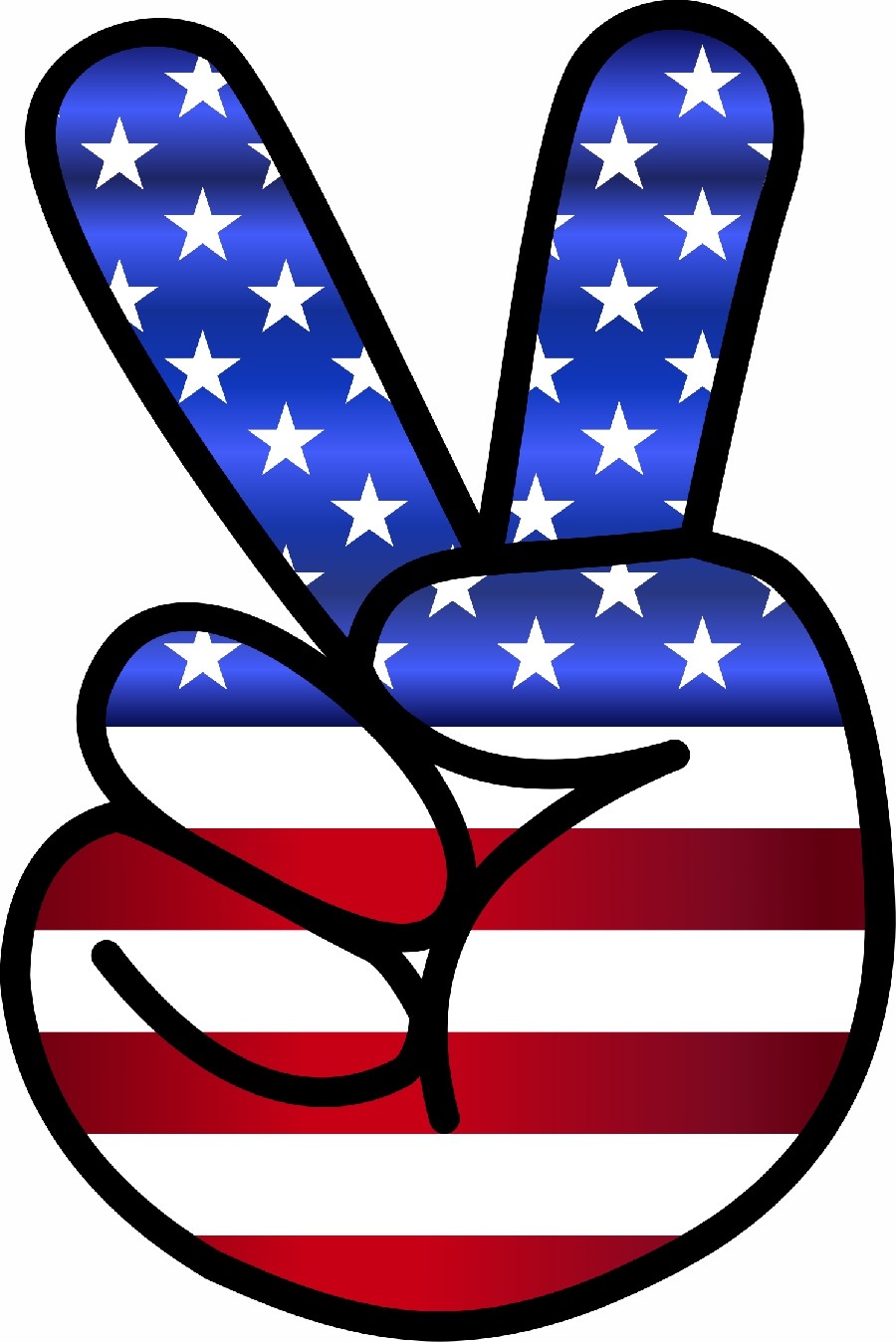 TRUMP SUPPORT STICKER PEACE FLAG MAGA ELECTION POLITICAL WINDOW BUMPER DECAL