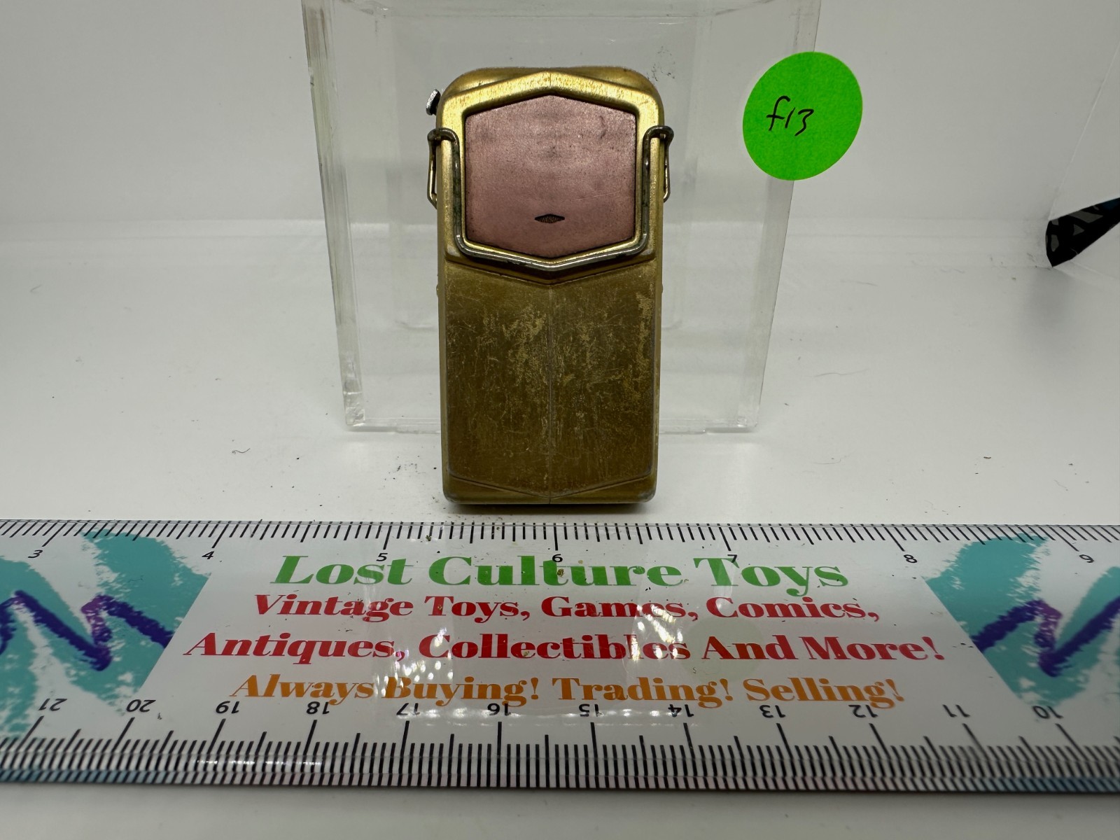 Vintage 1950s Sonotone Hearing Aid Model 1000 Gold And Brown Device Only LotF13