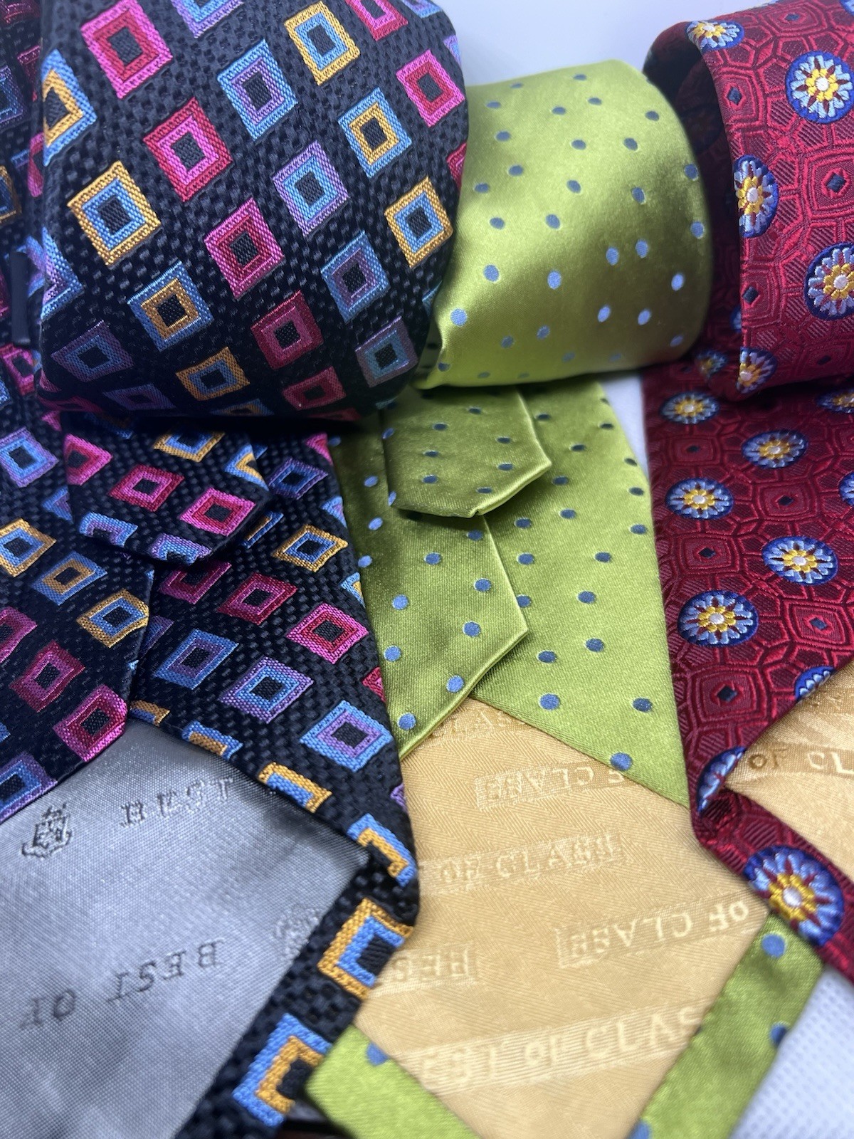 Robert Talbott Nordstrom Men's 3-Piece Multicolor Necktie Tie Set