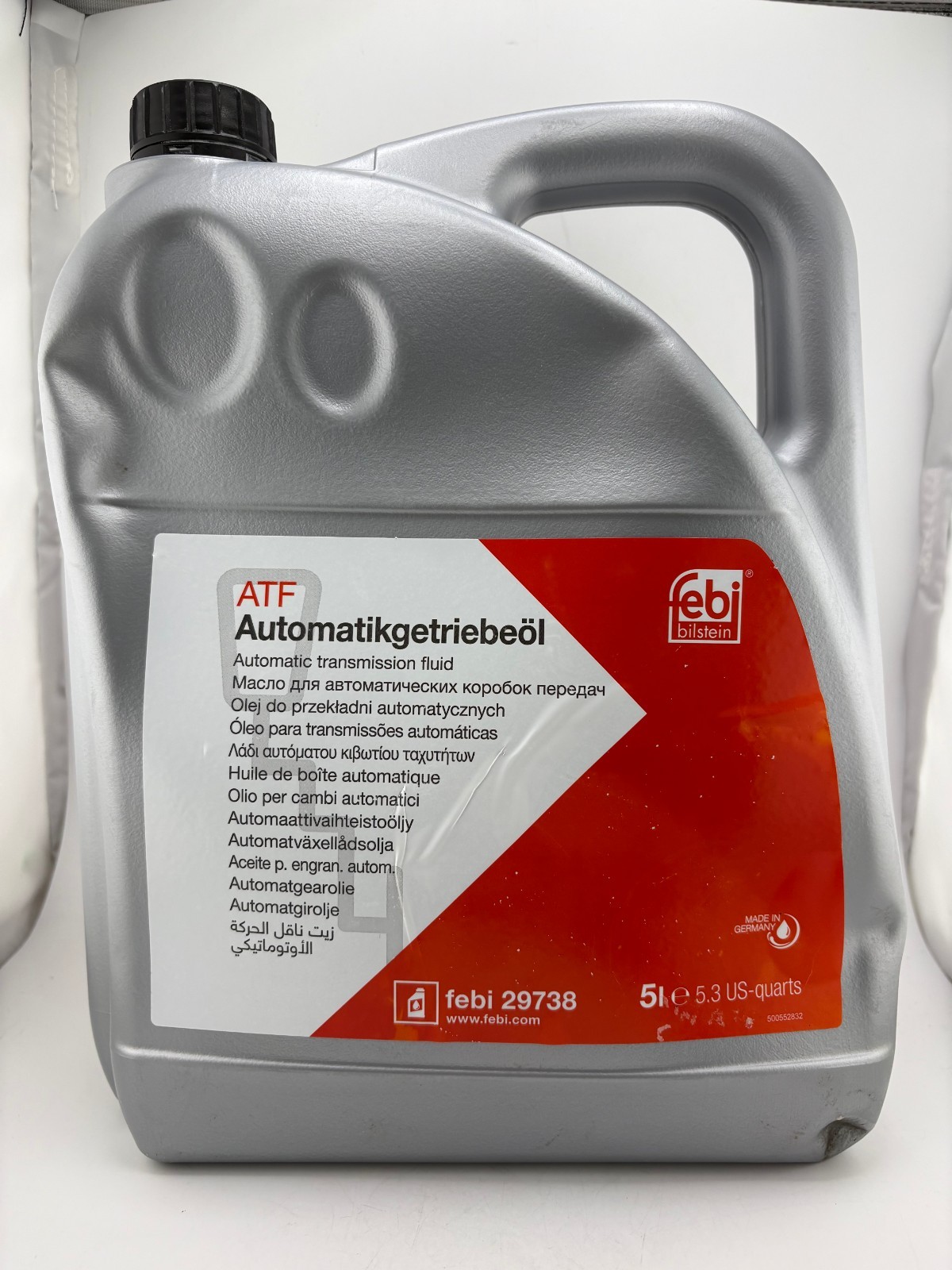 5 LITER FEBI 29738 Automatic Trans. oil Fluid ATF For AUDI VW Volkswagen