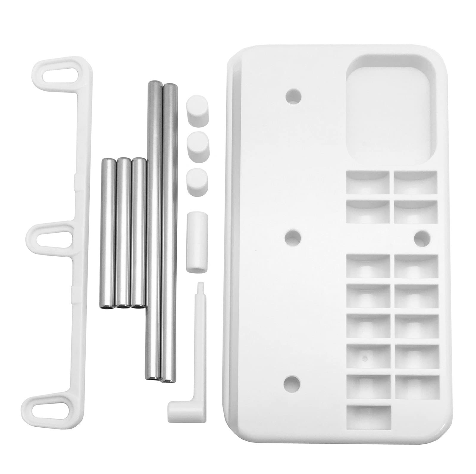 YEQIN Thread Spool Holder Stand- 3 Spools for Domestic White