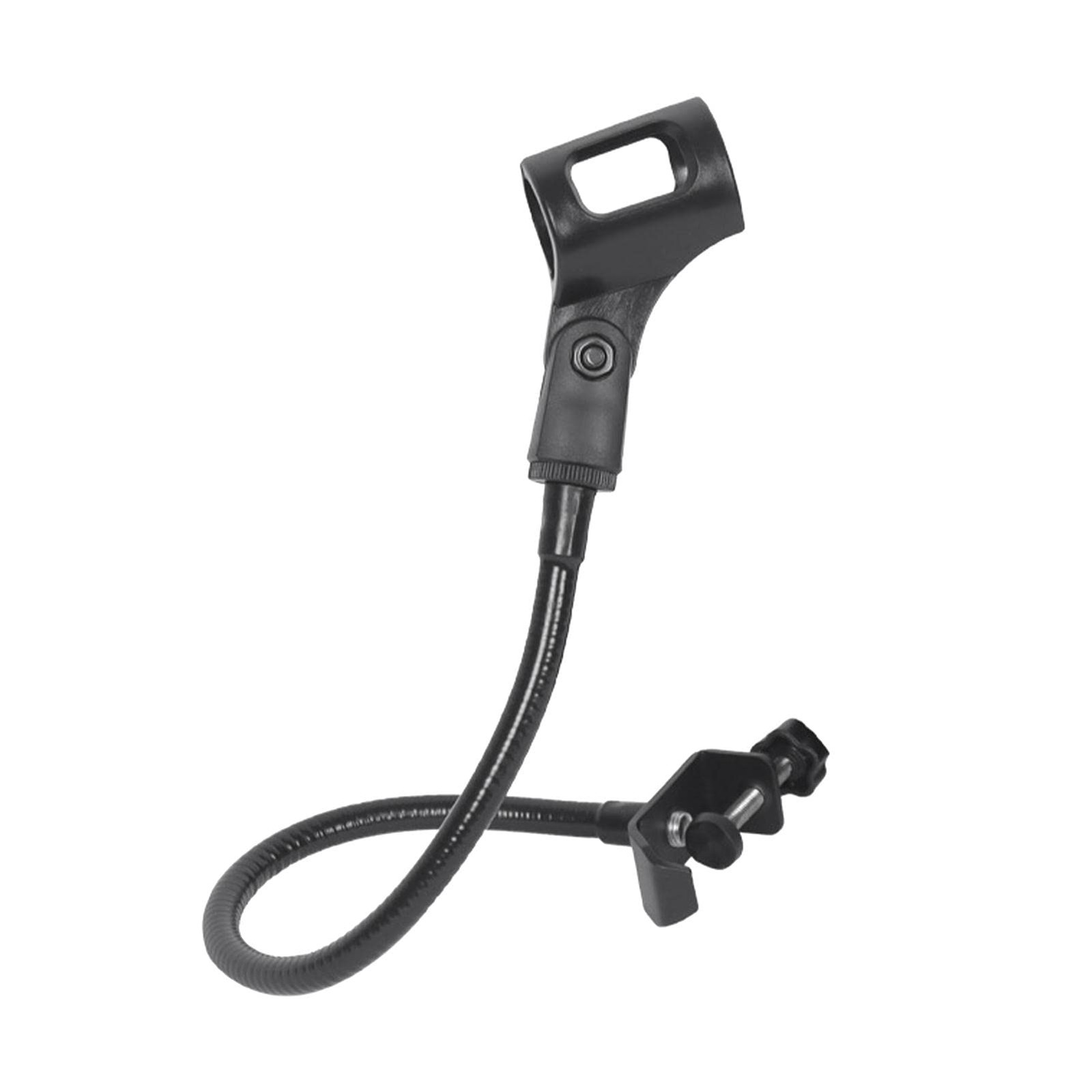 360 Degree Flexible Gooseneck Microphone Stand Adjustable Desk Mic Boom Arm S...