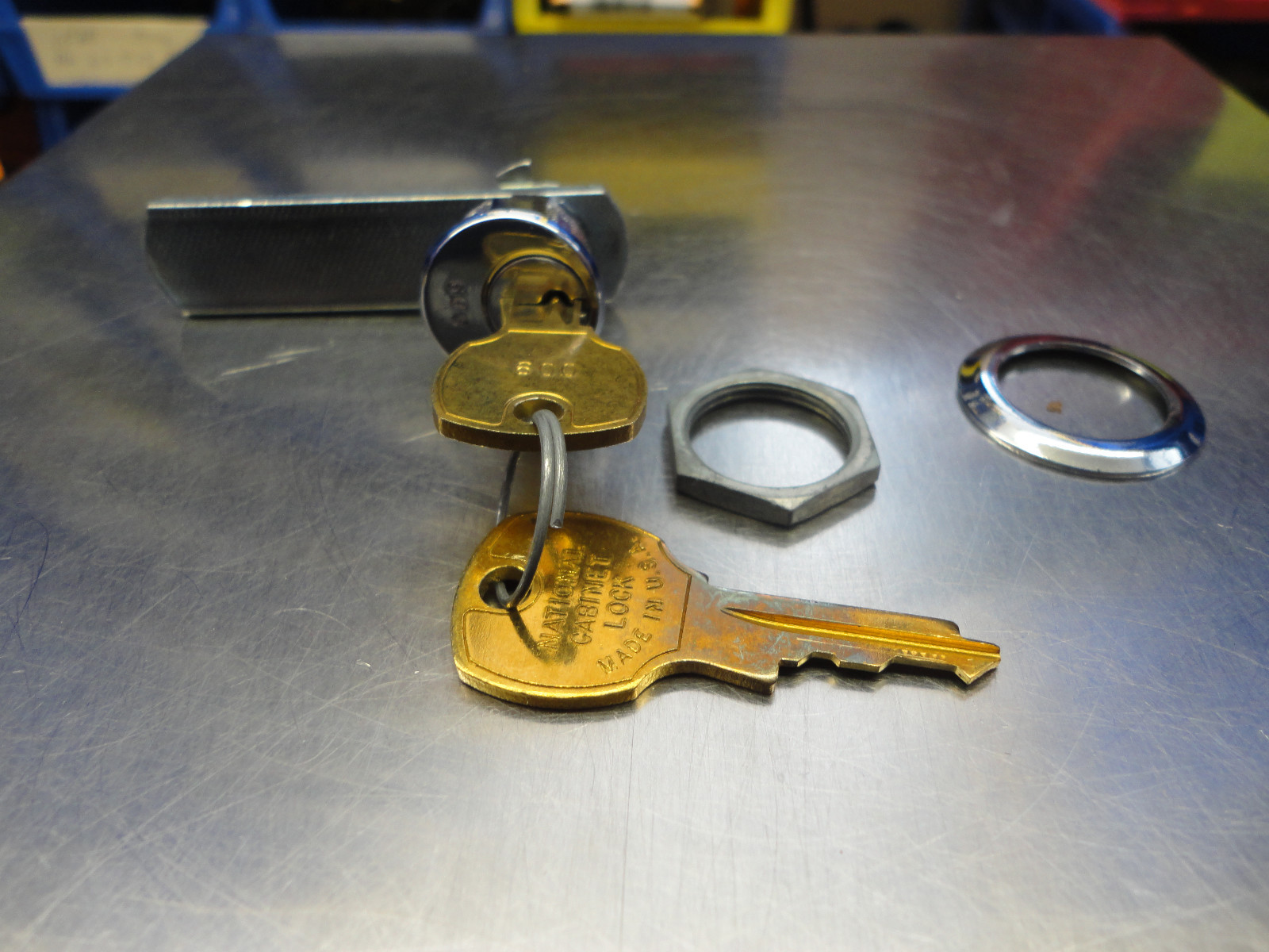 Free Ship,National Cabinet Lock, 009 Cam Lock, Stock Lock, 009 Keys