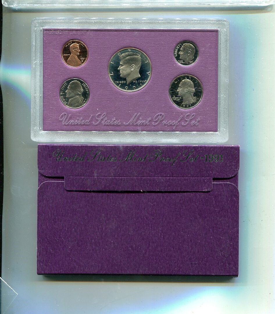 1991 S UNITED STATES ORIGINAL GOVERNMENT PROOF SET