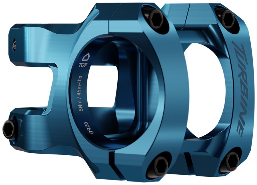 RaceFace Turbine Stem - 40mm, 35mm Clamp, +/-0, 1 1/8", Turquoise