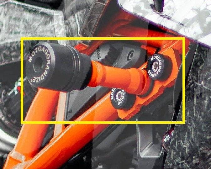 Frame Slider Crash Protector Fit for KTM 390 ENDURO R (2025)