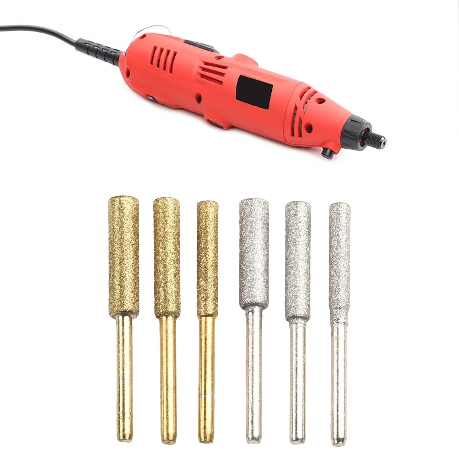 Sharpener Chainsaw Metal Grinding Carving Cylindrical Burr Grinding Tool