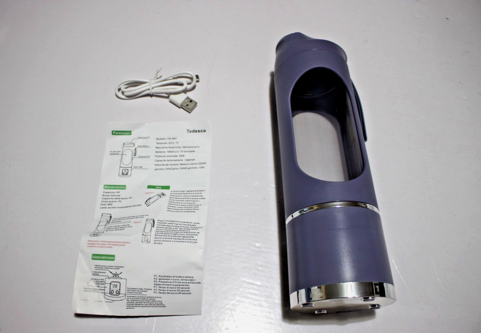ELECTRIC JUICING CUP MIXER HS-860