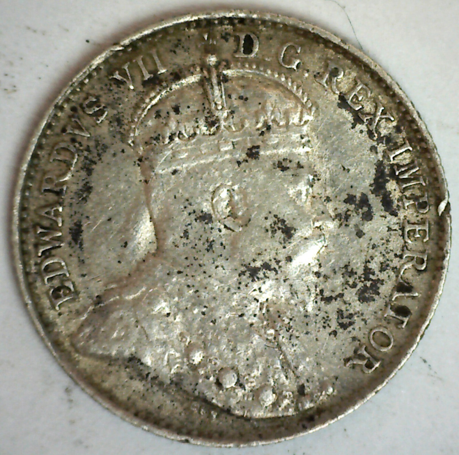 1909 Canada Silver Five Cents Extra Fine Circulated 5c Canadian Coin Edward VII