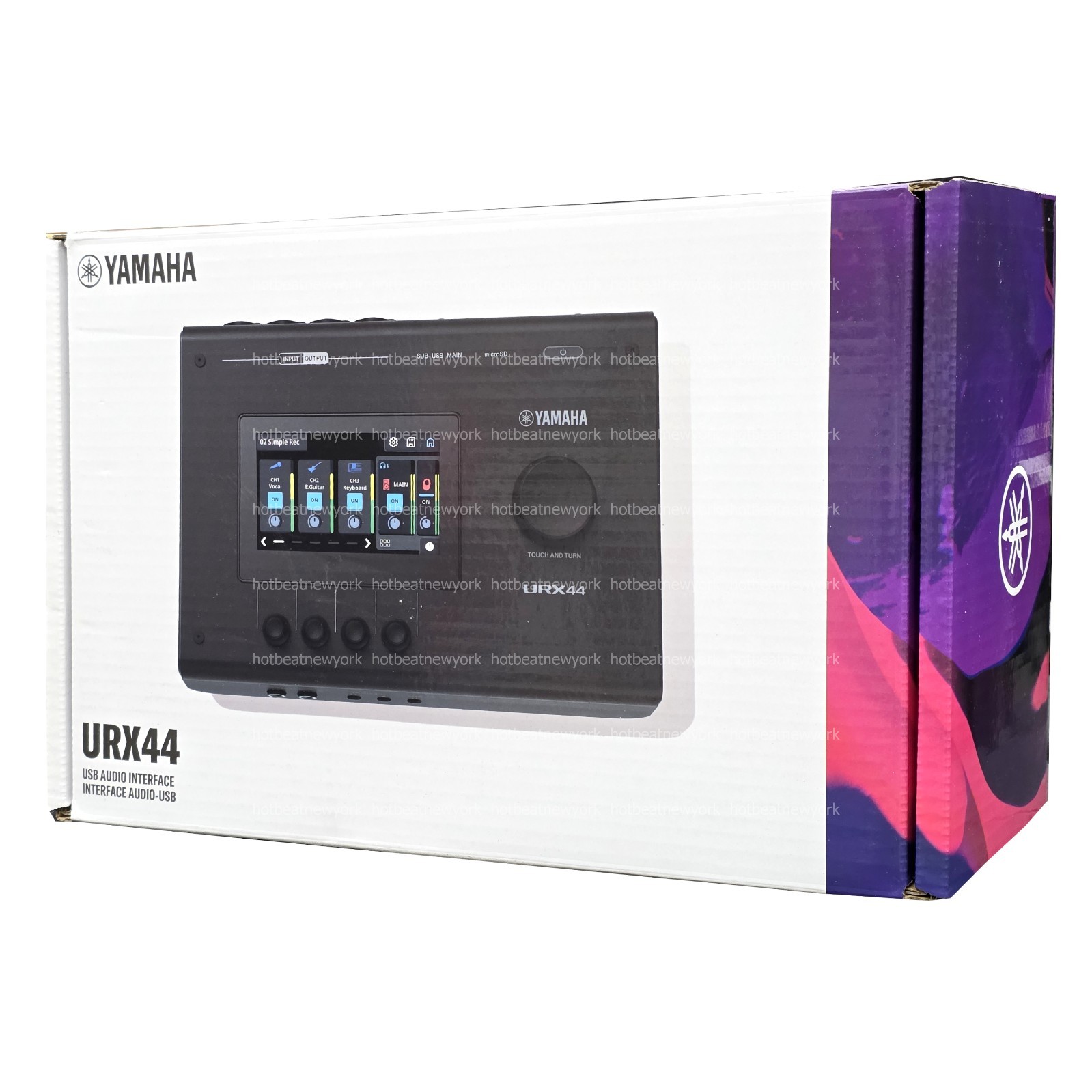 Yamaha URX44 6x4 USB-C Premium Audio Interface DSP 32-Bit 192 kHz Sampling