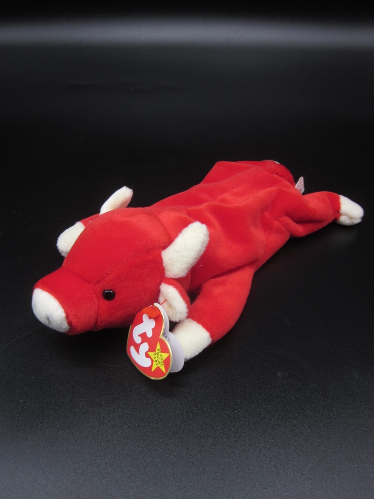 TY Beanie Babies Snort DOB May 15, 1995 PE Red Bull NEW WITH TAG