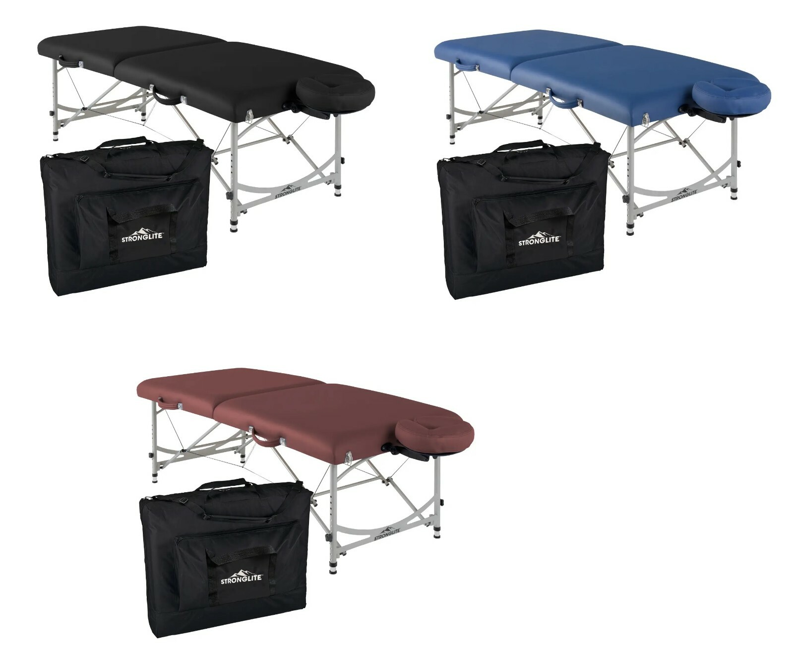 Stronglite Versalite Pro Portable Massage Table Package w/ Headrest & Carry Case