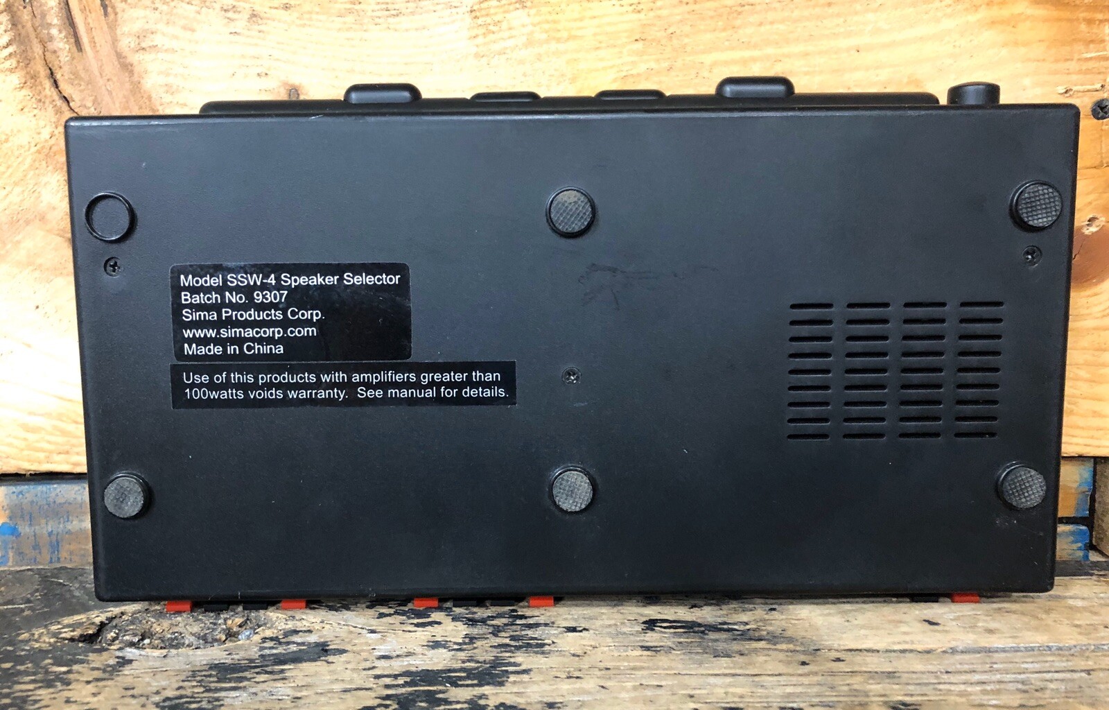 Sima Speaker Selector SSW-4