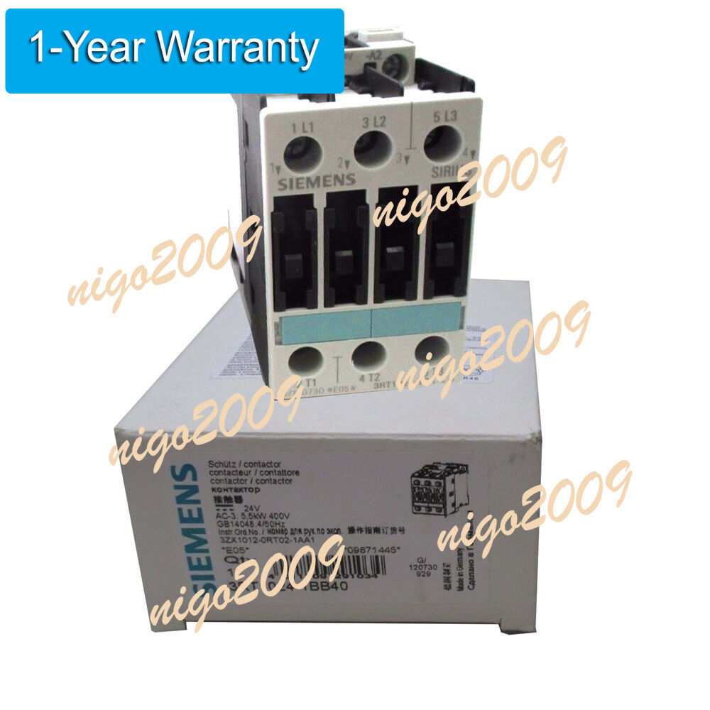 New Genuine SIEMENS 3RT1024-1BB40 3RT10241BB40 Contactor Free Expedited Shipping