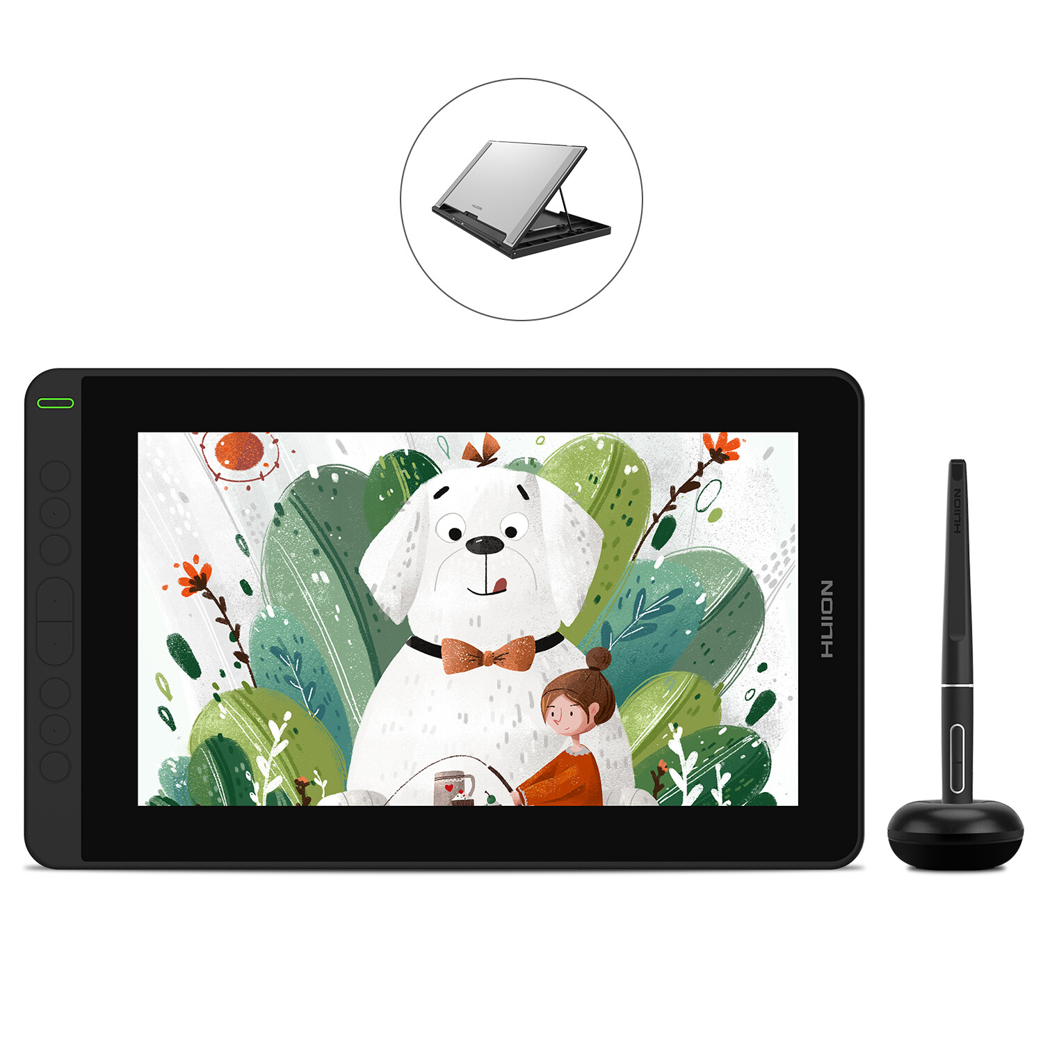 HUION Kamvas 12 11.6inch Graphics Drawing Tablet Pen Display Android Tilt  ±60°