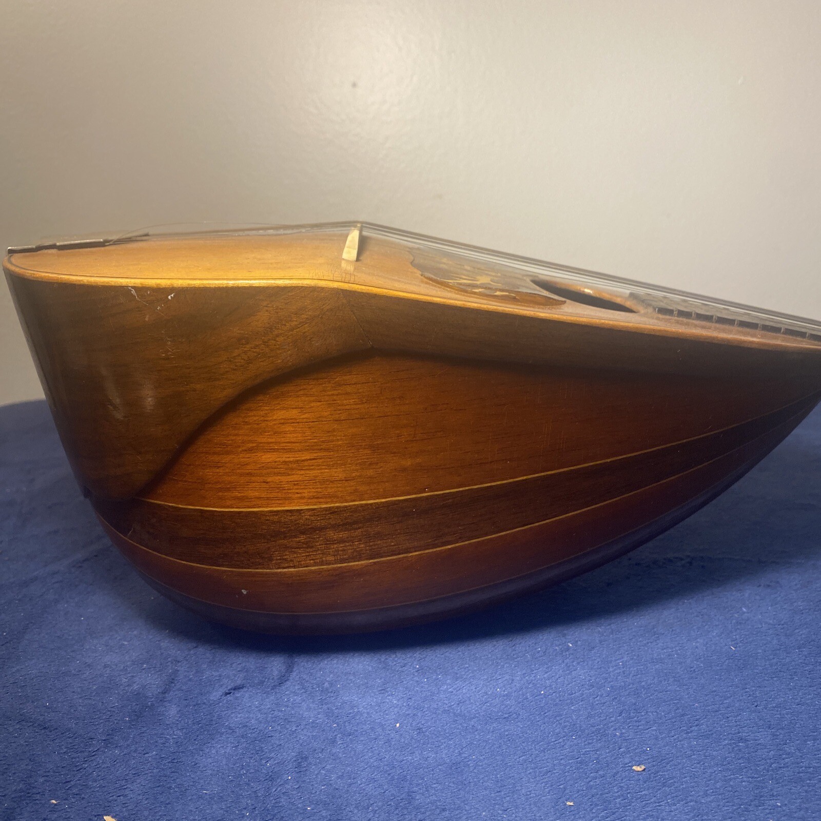 Antique Humpback Mandolin With Original Case