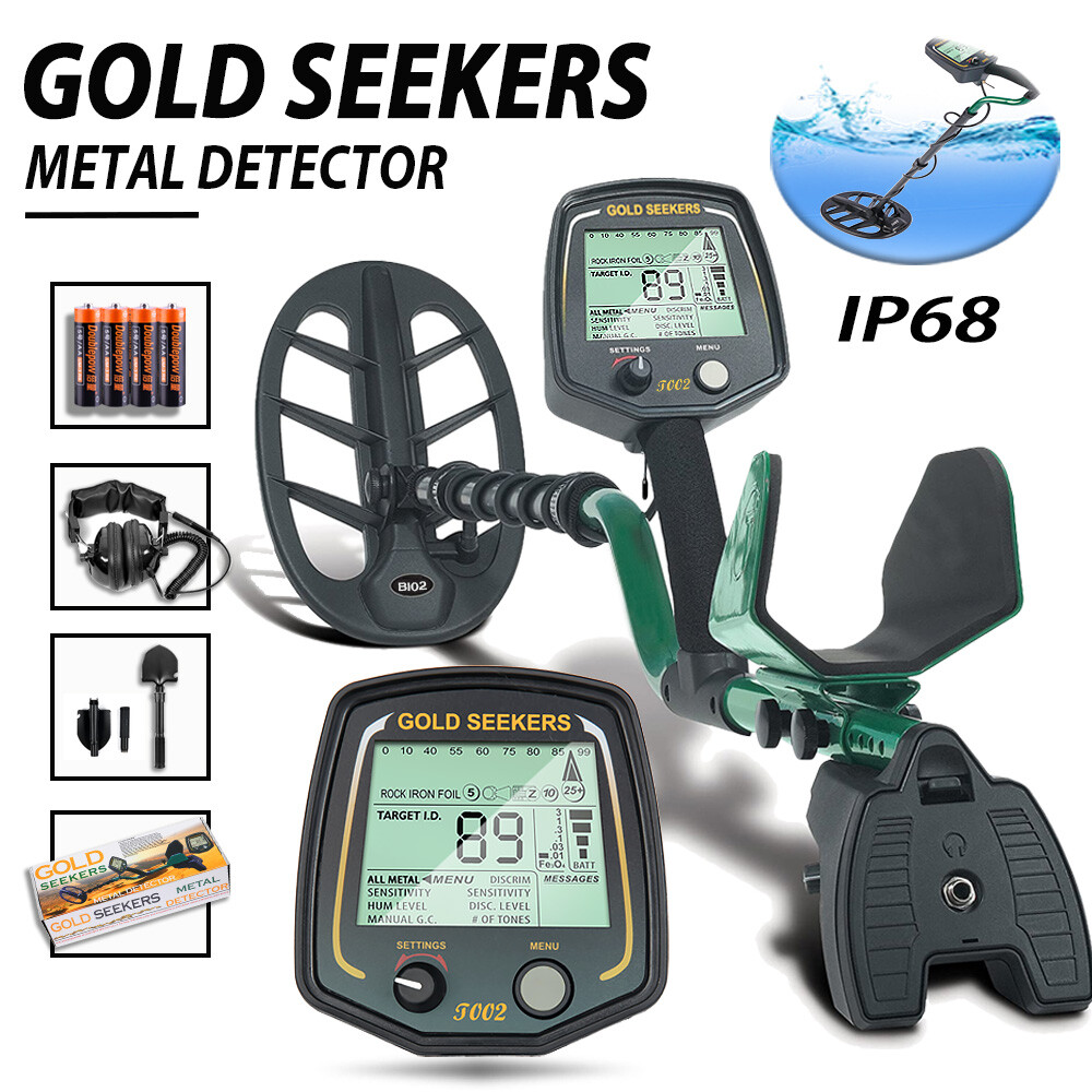 Detector De Metales Oro y Plata Gold Finder Metal Detector / 10" Waterproof Coil