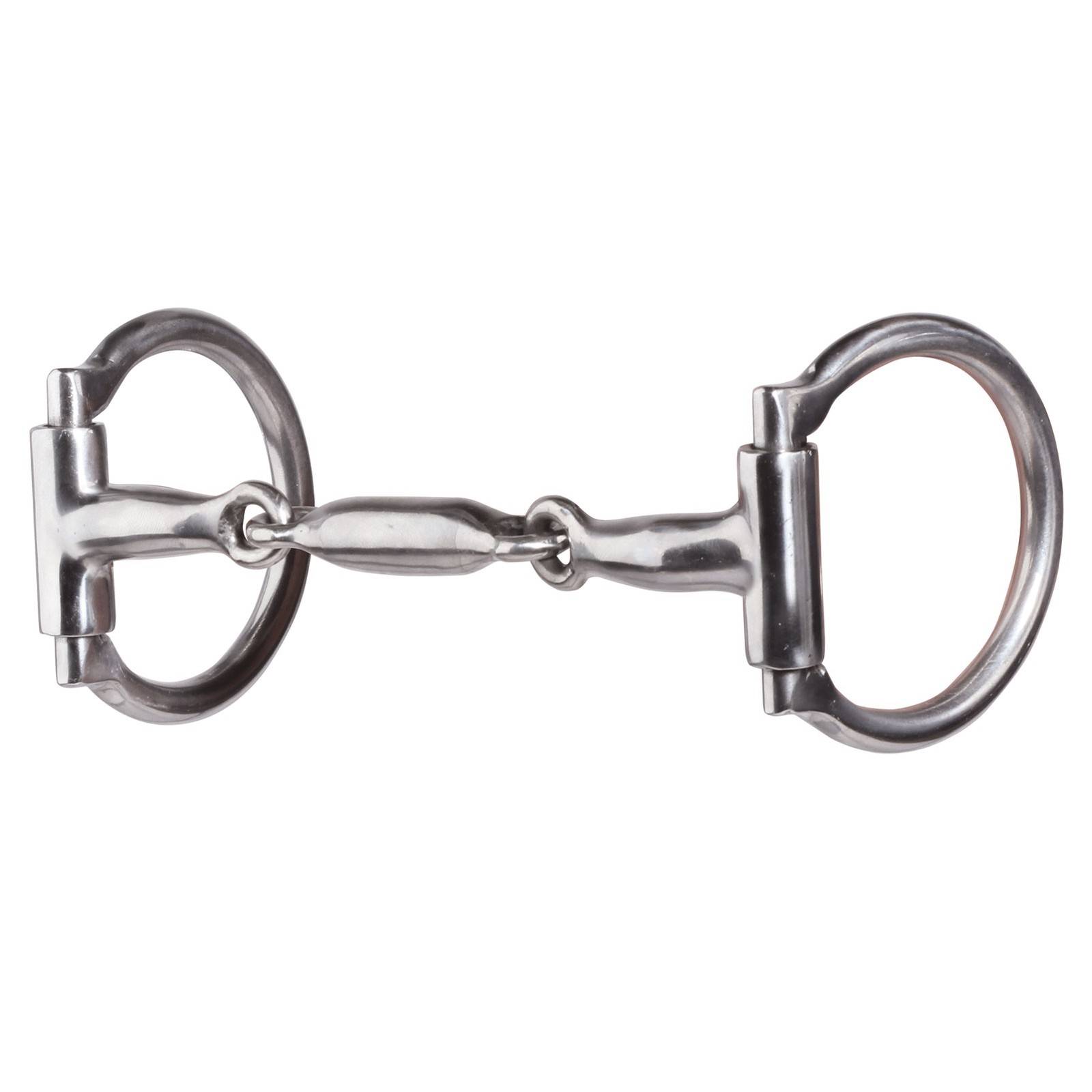 PROFESSIONAL'S CHOICE D Ring Three Piece Snaffle Bit (PCB-98A)