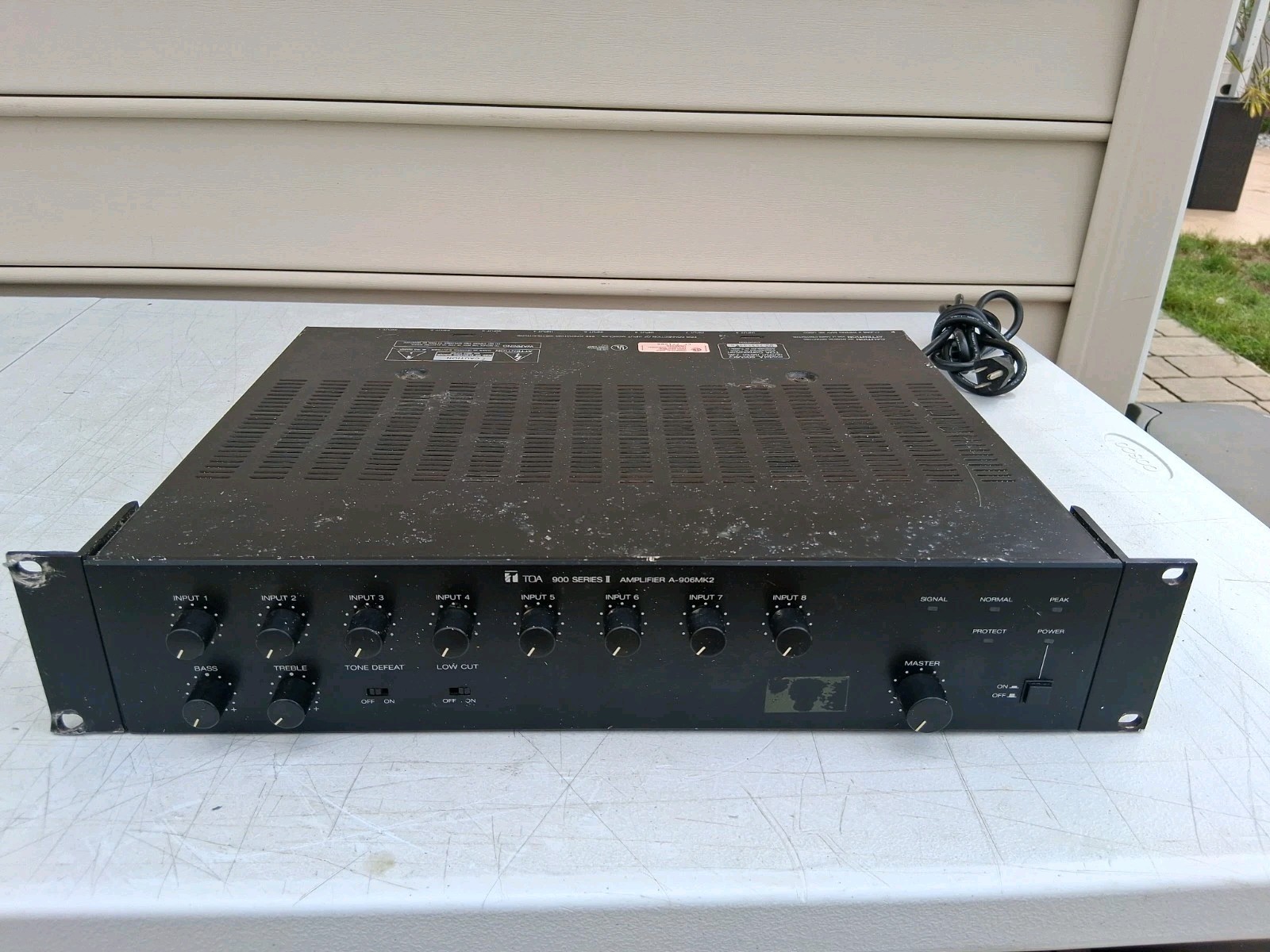 TOA A-906MK2 900 Series II 8-Channel 60-Watt Mixer Power Amplifier