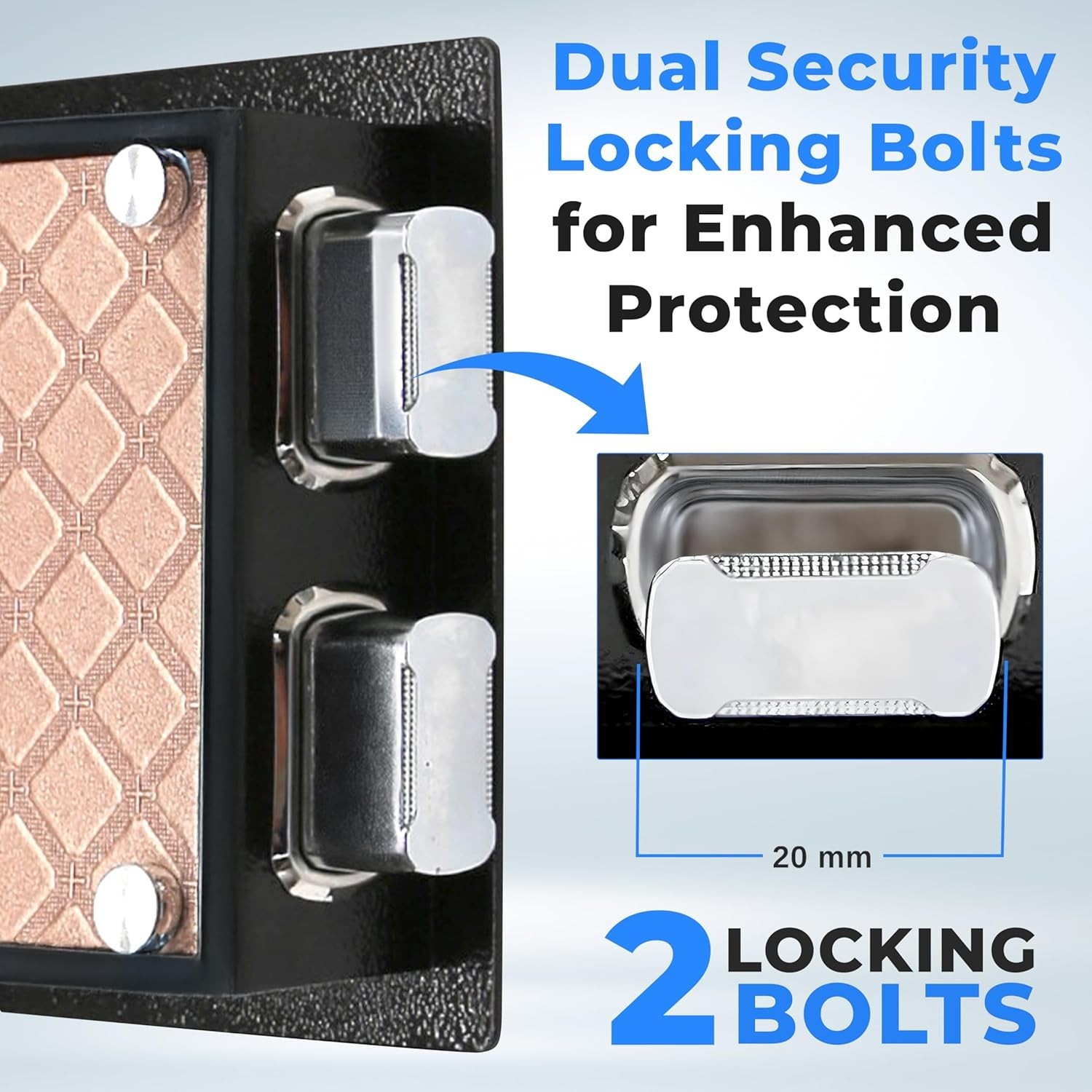 Fingerprint Safe 0.63 Cubic Ft - Biometric and Fire Resistant | Secure Storage