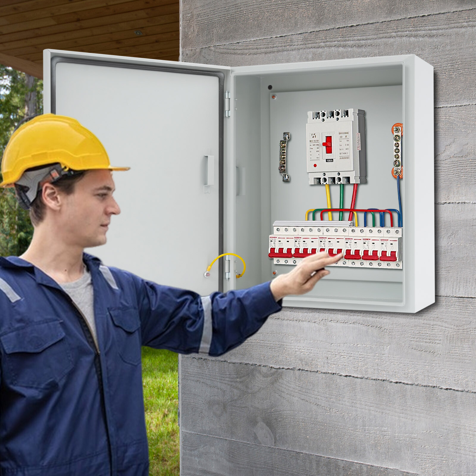 Electrical Box Wall Mount Electrical Box Outdoor Lockable Outdoor Electrical Box
