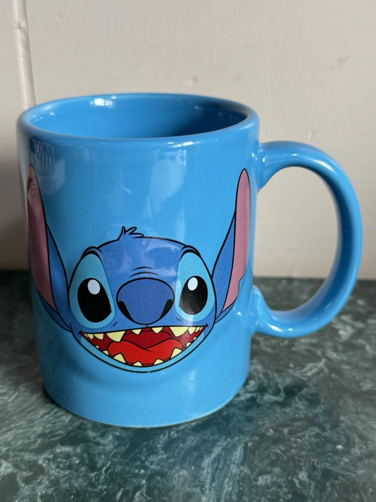Disney Stitch Face Mug. Jerry Leigh. Average size coffee tea cup.