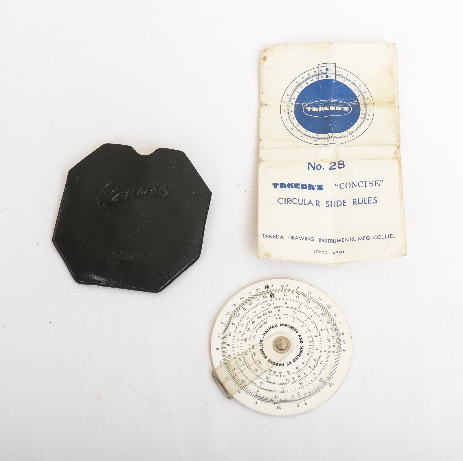 Takeda's Concise Circular Slide Rule
