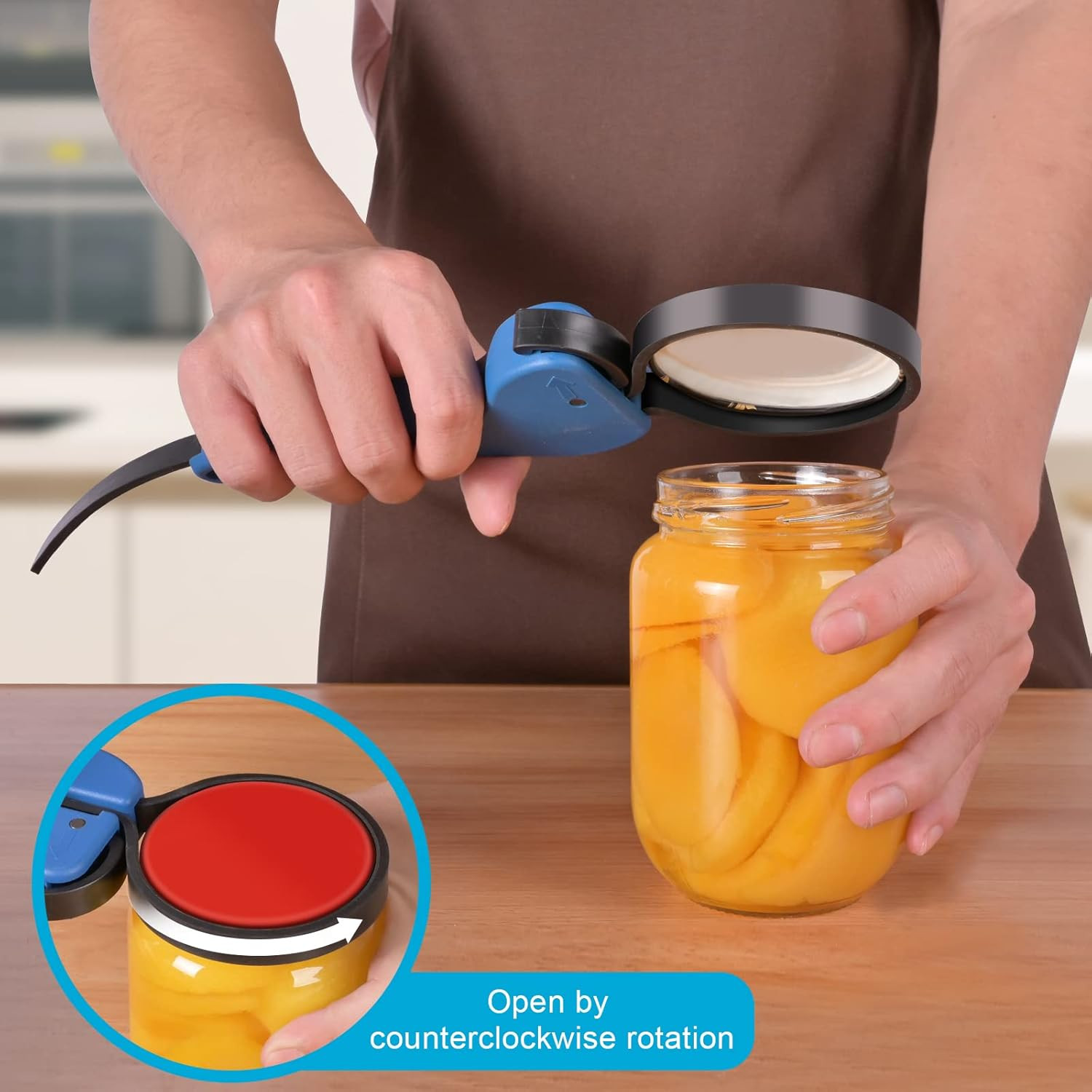 Jar Opener Tool for Weak Hands, Seniors, and Arthritis - Lid Opener