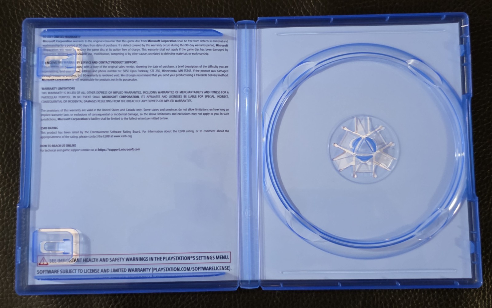 Replacement Case (NO GAME) Minecraft PlayStation PS5