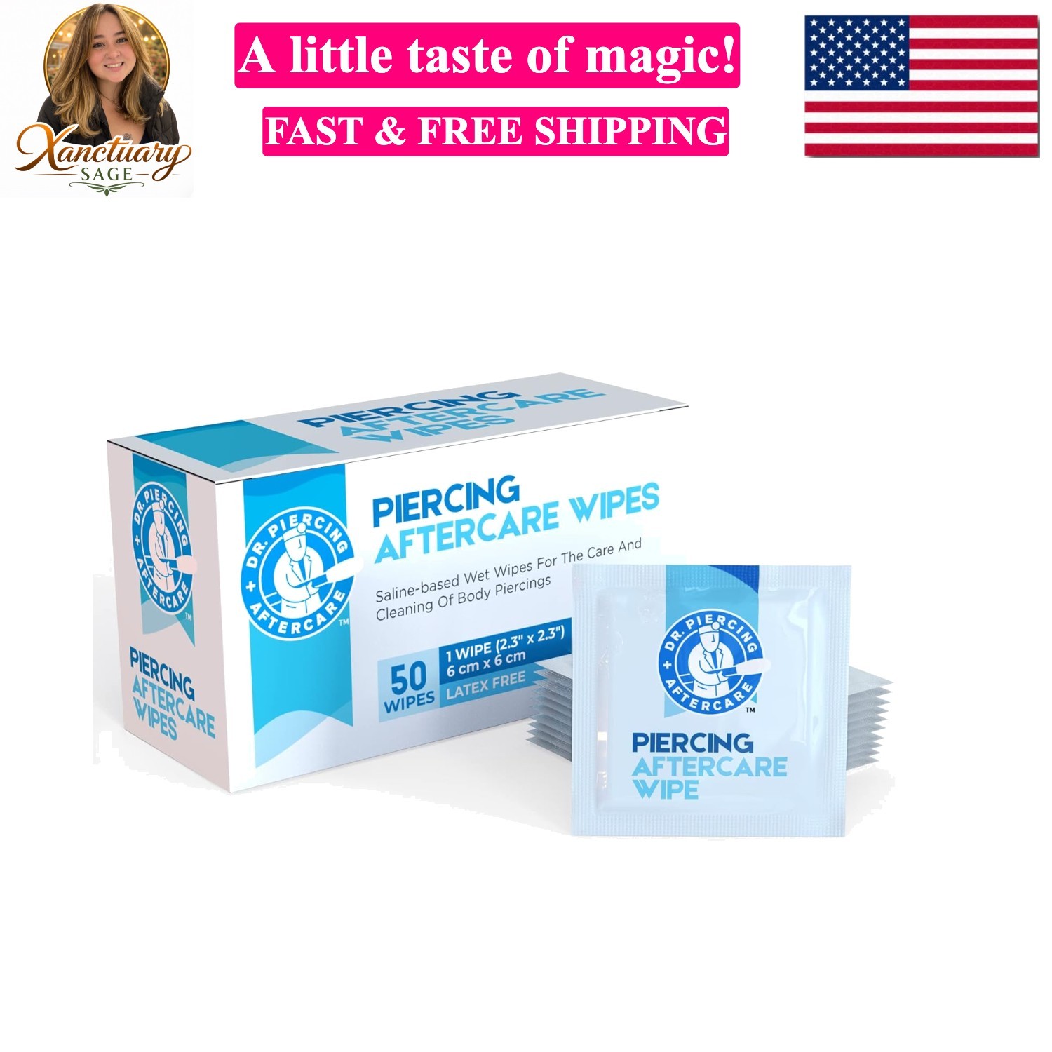 Wipes – Piercing Aftercare | Saline Solution for Piercings - Keloid Bump Ear ...