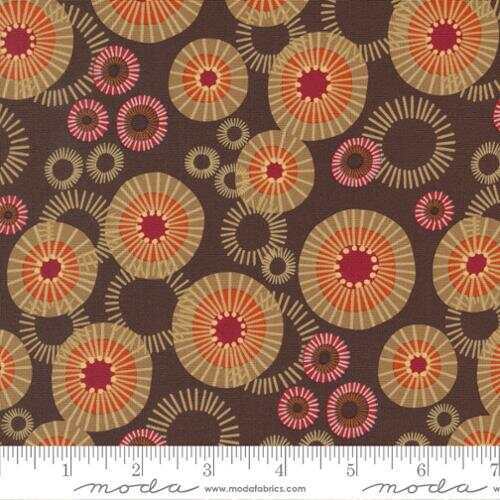 Moda Forest Frolic 48743 15 Chocolate  Cotton Quilt Fabric By the Yard